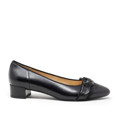 Premium Black Leather Wome's Shoes