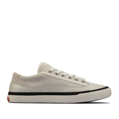 Clarks Aceley Lace White Canvas