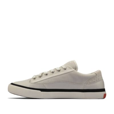 Clarks Aceley Lace White Canvas