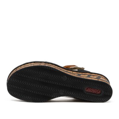 Rieker 68176-64 Ladies Beige Sandals