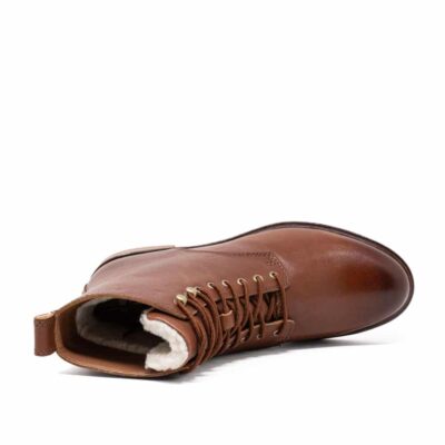 CLARKS Clarkdale Lace Dark Tan. Premium Leather Shoes