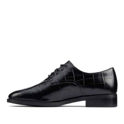 CLARKS Ria Derby Black