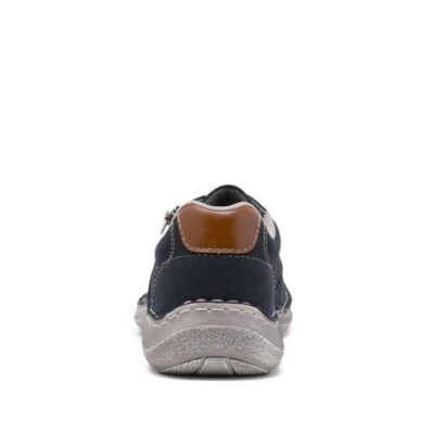 Rieker 03030-14 Men's Blue Zipper Shoes