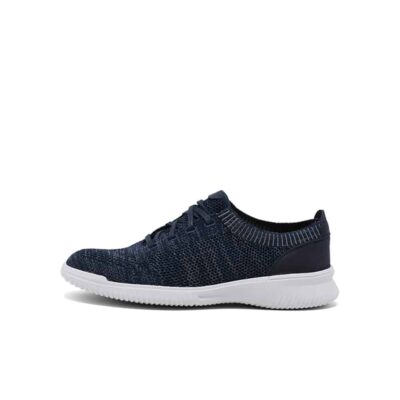 CLARKS Donaway Knit Men Shoes Navy Breathable