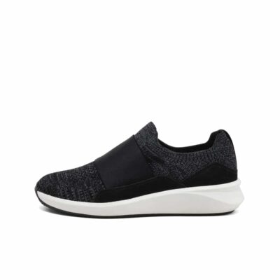 CLARKS Un Rio Knit Women Black Shoes