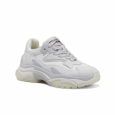 ASH ADDICT WOMENS SNEAKERS PEARL GREY SUEDE